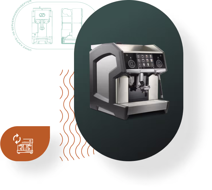 Helautomatisk kaffemaskin